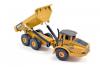 HuiNa 1/50 Diecast 6-Wheel Dump Truck Static Model