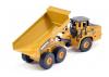 HuiNa 1/50 Diecast 6-Wheel Dump Truck Static Model