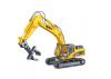 HuiNa 1/50 Diecast Timber Grab Static Model