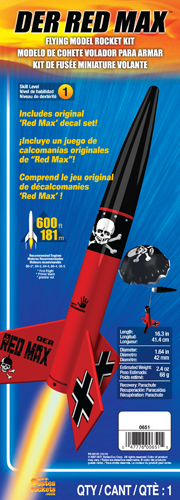 Estes Rocket Kit Der Red Max - Skill Level 1