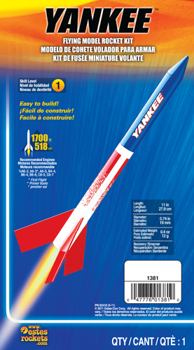 Estes Rocket Kit Yankee - Skill Level 1