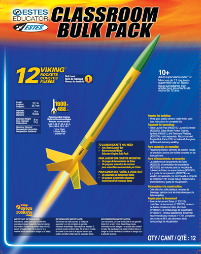 Estes Rocket - Viking (12pk) - Skill Level 1