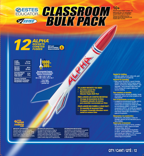 Estes Rocket - Alpha (12pk) - Skill Level 1