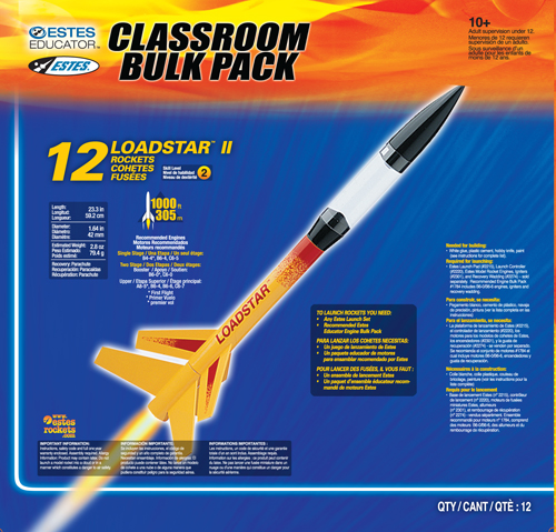 Estes Rocket - Loadstar (12 pk) - Skill Level 2