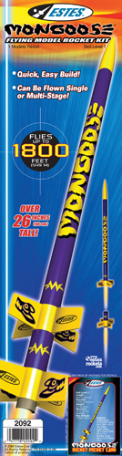 Estes Rocket Kit Mongoose 2 Stage Skill Level 1