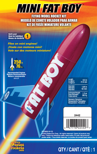 Estes Rocket Kit - Mini Fat Boy SL1
