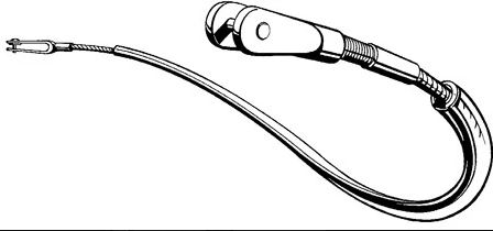Dubro DB343 36 Inch Engine Control Flexi Snake Cable Assembly (Bowden Cable)