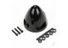 Dubro 2-1/2in Three Blade Spinner Black (1 PC per package)