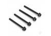 Dubro 1/4-20 x 3in Nylon Wing Bolts (4 pcs per package)