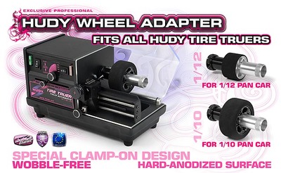 Hudy Wheel Adapter 1:12 + 1:10 Pan Cars