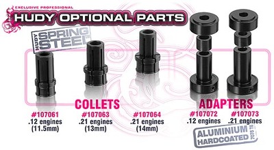 Hudy Bearing Presser Adapter For .12 Engine - Set