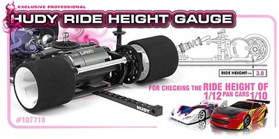 Hudy Ride Height Gauge - 1:10 + 1:12 Pan Cars