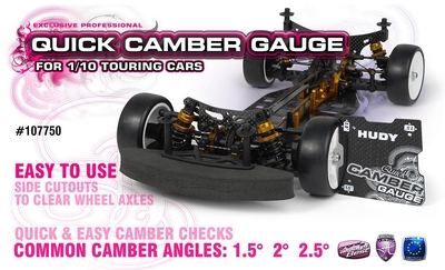 Hudy Graphite Quick Camber Gauge - 1:10 Touring