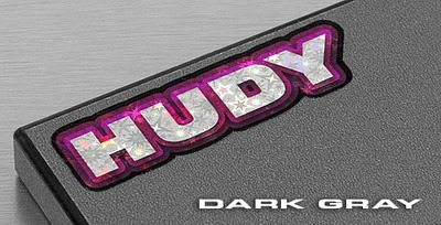 Hudy Flat Set Up Board for 1:10 Touring Cars - Dark Grey