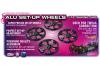 Hudy Alloy Set Up Wheels for 1:10 Rubber Tyres (4)