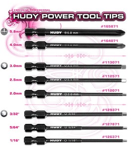 Hudy Power Tool Tip Allen 2.0 X 90 mm
