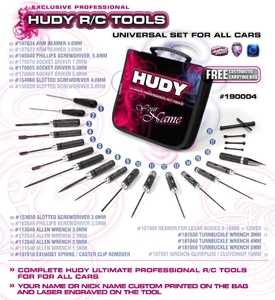 Hudy Complete Professional Set Of Tools With Carrying Bag