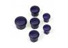 Hudy Plastic Cap For Handle ( Set - 3+2+1) Violet