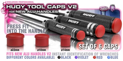 Hudy Cap For 14mm Handle - Blue (6)