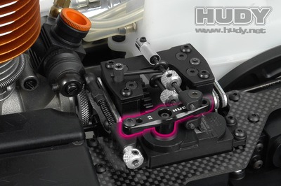 Hudy Aluminium Throttle Servo Horn 1:8 Off-Road Ko Propo, Jr, Sanwa, Airtronics - 23T