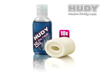 Hudy Air Filter Foam + Oil - Xray XB808 Low Profile (10)