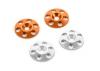 Hudy Aluminium Rear Wing Shim - Orange (2)