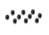 Hudy Aluminium Nut M3 - Black (10)