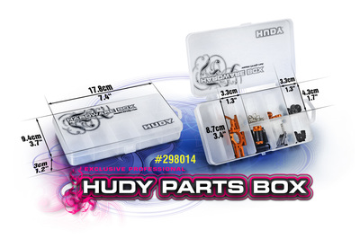 Hudy Hardware Parts Box - 8 Compartments