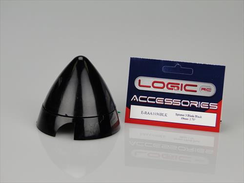 Spinner 3 Blade Black 69mm/2.75