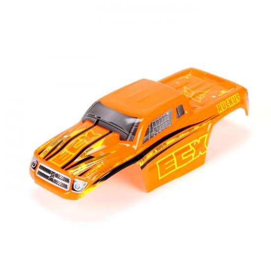 Body Set Decorated Orange/Yellow: 1:18 4WD Ruckus