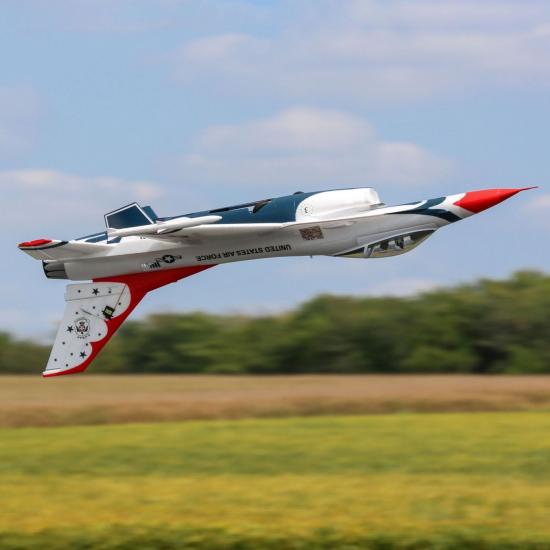 E Flite F-16 Thunderbirds 70mm EDF Jet - BNF Basic