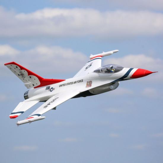 E Flite F-16 Thunderbirds 70mm EDF Jet - BNF Basic