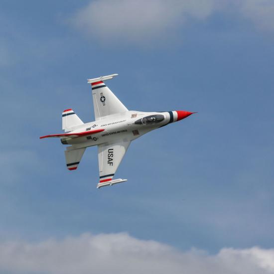 E Flite F-16 Thunderbirds 70mm EDF Jet - BNF Basic