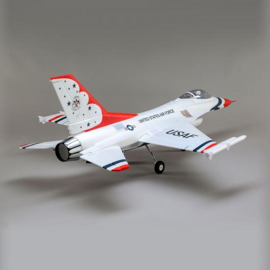 E Flite F-16 Thunderbirds 70mm EDF Jet - BNF Basic
