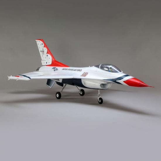 E Flite F-16 Thunderbirds 70mm EDF Jet - BNF Basic