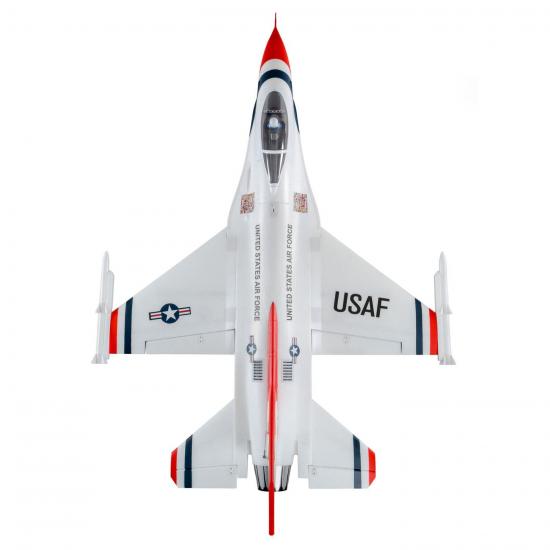 E Flite F-16 Thunderbirds 70mm EDF Jet - BNF Basic