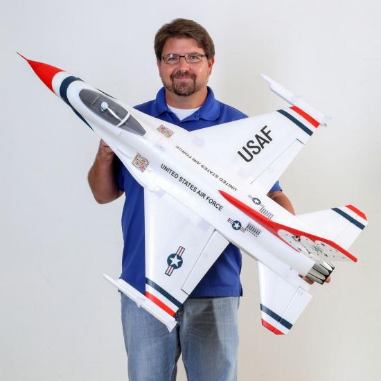 E Flite F-16 Thunderbirds 70mm EDF Jet - BNF Basic