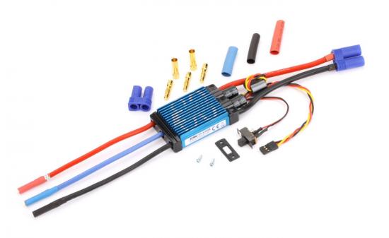 E Flite 80 AMP Pro Switch-Mode BEC Brushless ESC EC5 Connector (V2) ** CLEARANCE **