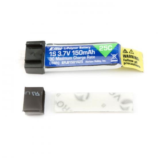 E Flite 3.7v 1S 150mAh 25C LiPo Battery	