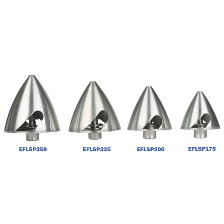 EP Aluminium Spinner 50mm 2.00inch with 4mm & 5mm Collets