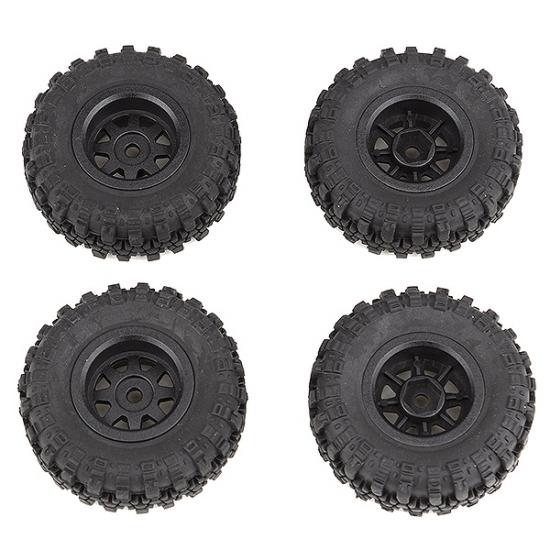 Element RC Enduro24 Wheels + Tyres - Mounted