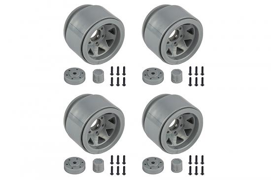 Element RC Enduro Trigon Wheels 1.55In Silver