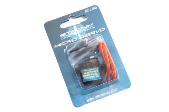 ETronix 9g Micro Servo - 1.6kg - 0.12s