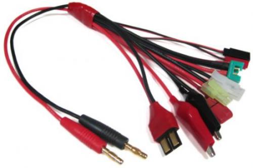 eTronix 4.0mm To Deans/Futaba/JST/Tami Ya/Micro Tamiya/MPX/Trx/Clip/D