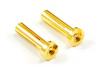 eTronix Low Profile 4.0mm Male Gold Connectors (2) For Right Angle