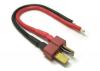 Male Deans Plug On 10Cm 14AWG Silicone Wire