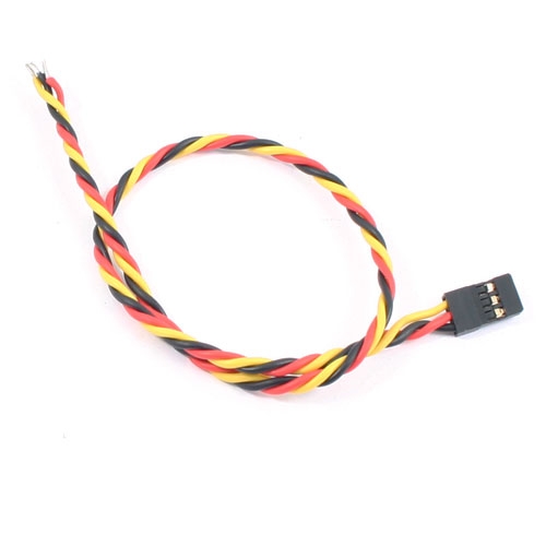 eTronix 30Cm 22Awg JR Twisted Servo Wire
