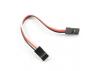eTronix 10Cm 22AWG Extension Wire W/2 Jr Male Connector