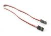 eTronix 20Cm 22AWG Extension Wire W/2 Jr Male Connector