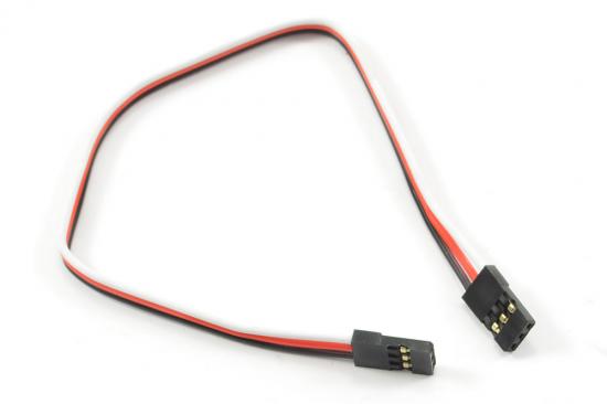 eTronix 30Cm 22AWG Extension Wire W/2 Jr Male Connector
